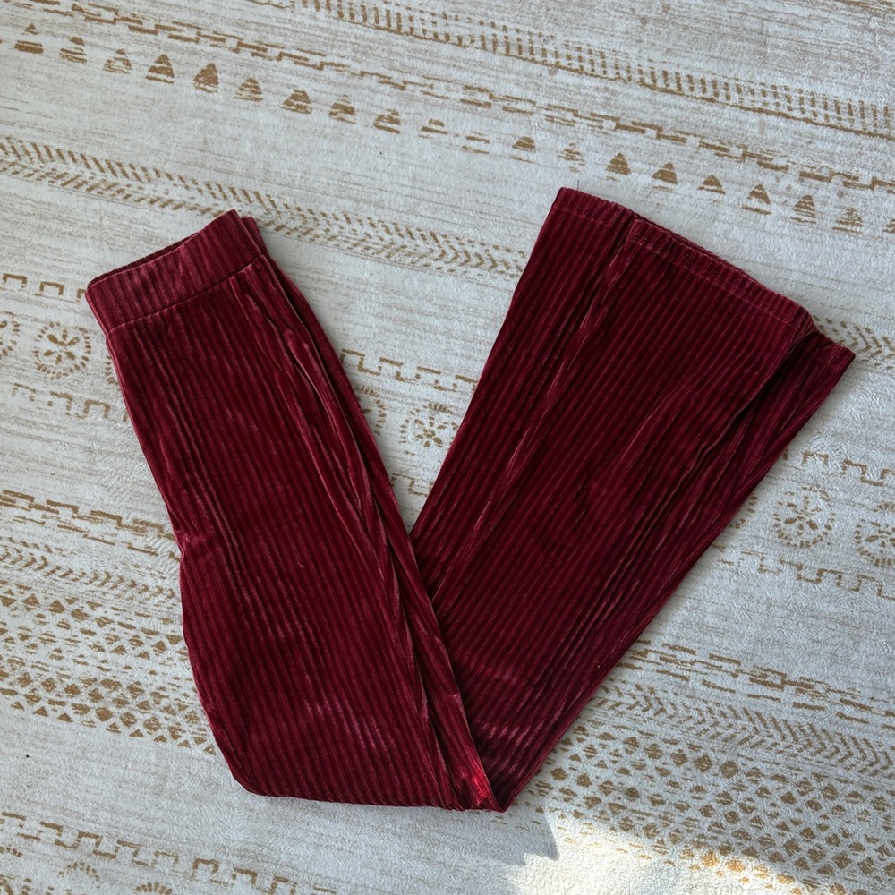 Burgundy Corduroy Pants
